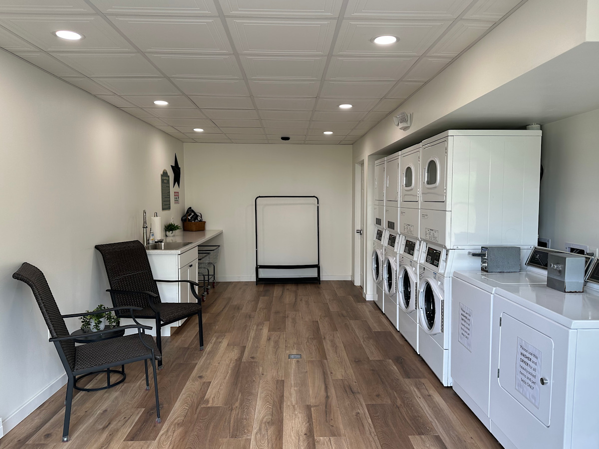 Inside the Laundromat